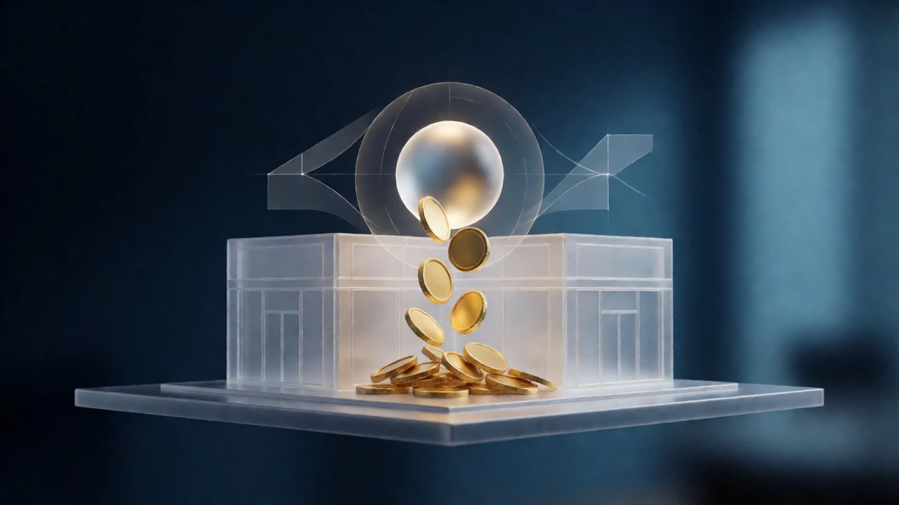 Conceptual visualization of rental income translating to property value